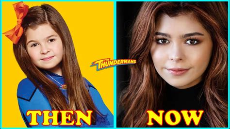 chloe from the thundermans age|chloe thunderman then and now.